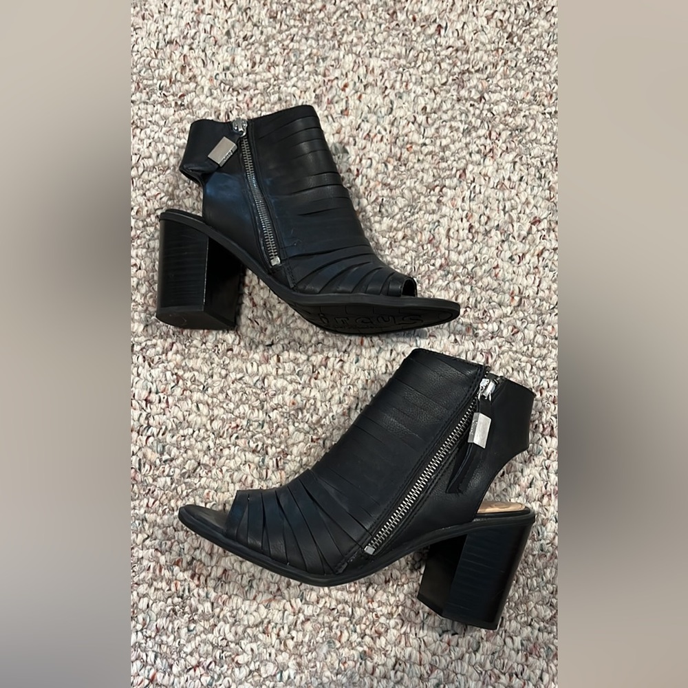 Black heels - black heeled booties
